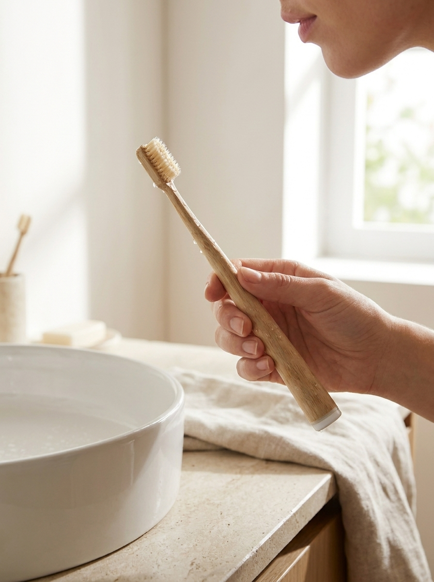 Bamboo Toothbrush Set with Soft Natural Bristles I Pack of 4 or 10