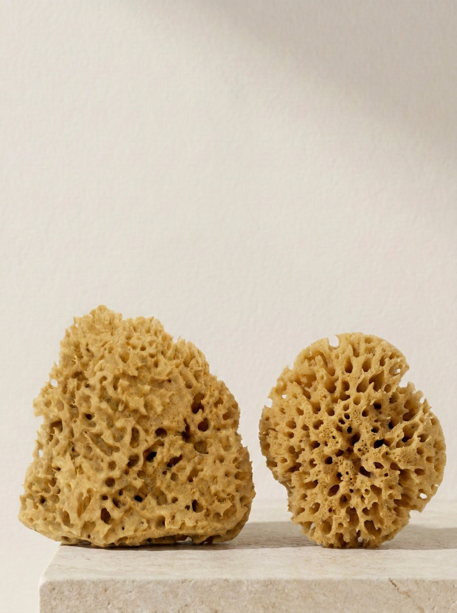 Natural Greek Sea Sponge | Set of 2