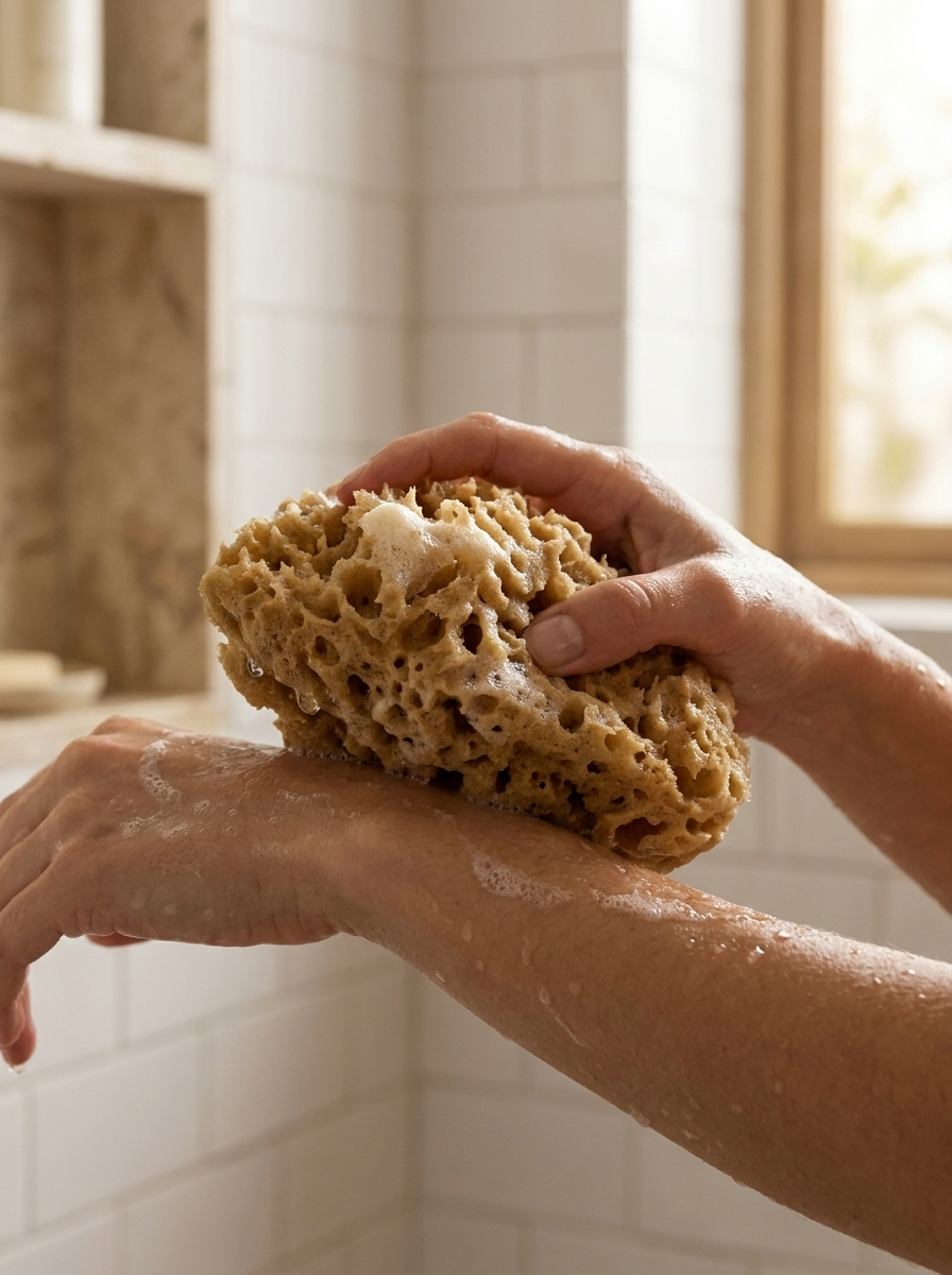 Natural Greek Sea Sponge | Set of 2