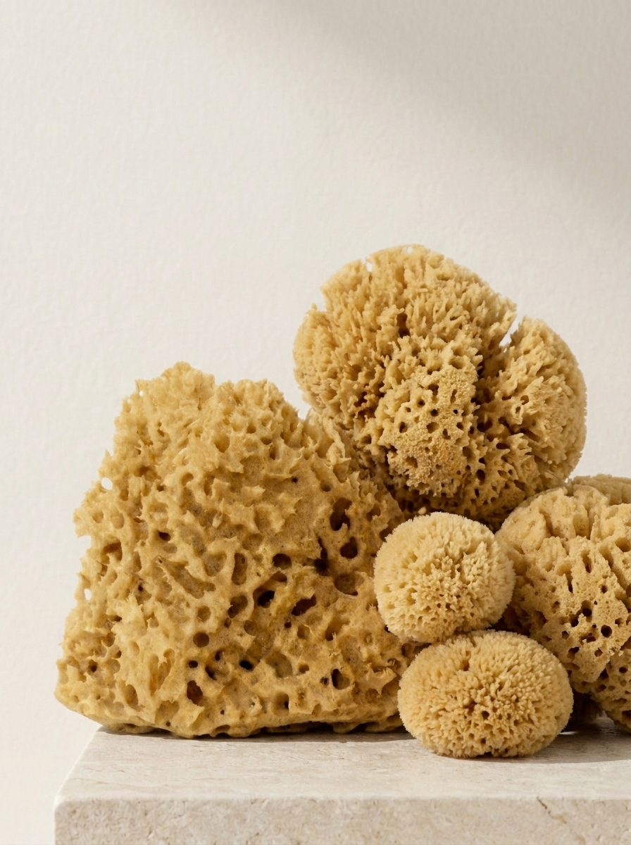 Natural Greek Sea Sponge | Set of 2