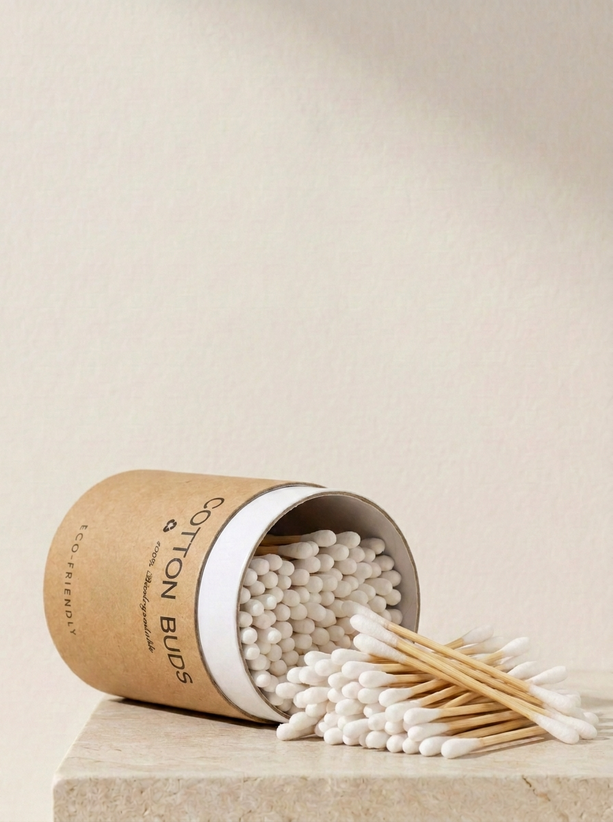Bamboo Cotton Swabs | Pack of 1,000
